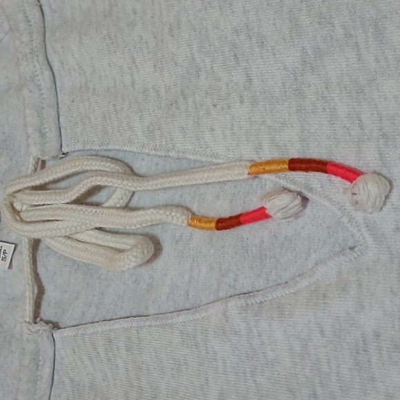 VICTORIA SECRET 2016 Oversized V-neck Drawstring Sweatshirt - Picture 3 of 15